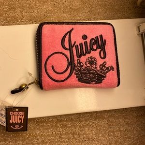 Vintage Juicy Couture Terry Cloth Zipper Wallet